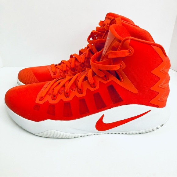 Nike - Hyperdunk 2016 TB Team Orange/Team Orange-White High-Top Sneakers - 11.5 - Picture 2 of 16